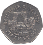 1983 50 PENCE BAILIWICK OF JERSEY