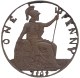 1909 PENNY HAND MADE MEDAL