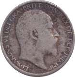 1907 SIXPENCE ( FINE )