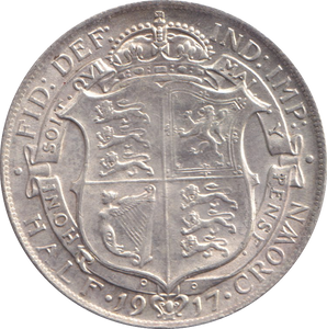 1917 HALFCROWN ( GVF )