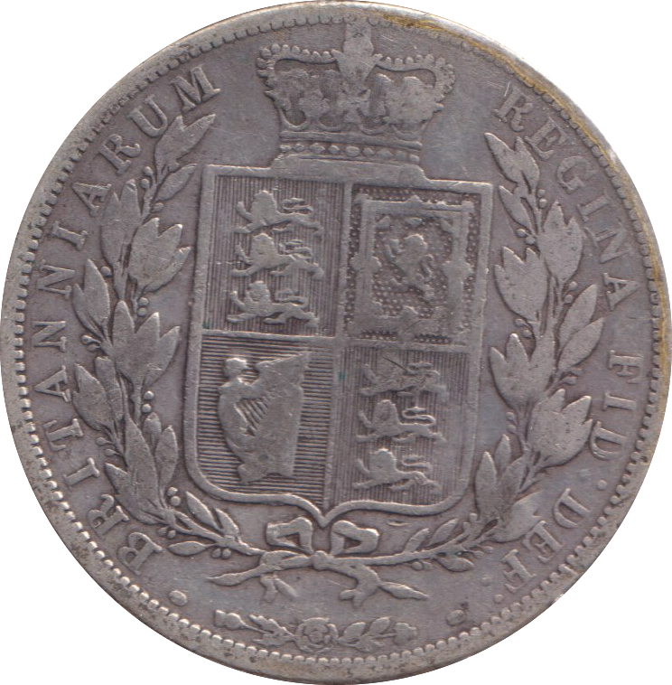 1883 HALFCROWN ( FINE )