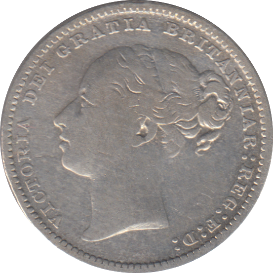 1881 SHILLING ( VF )
