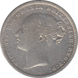 1881 SHILLING ( VF )