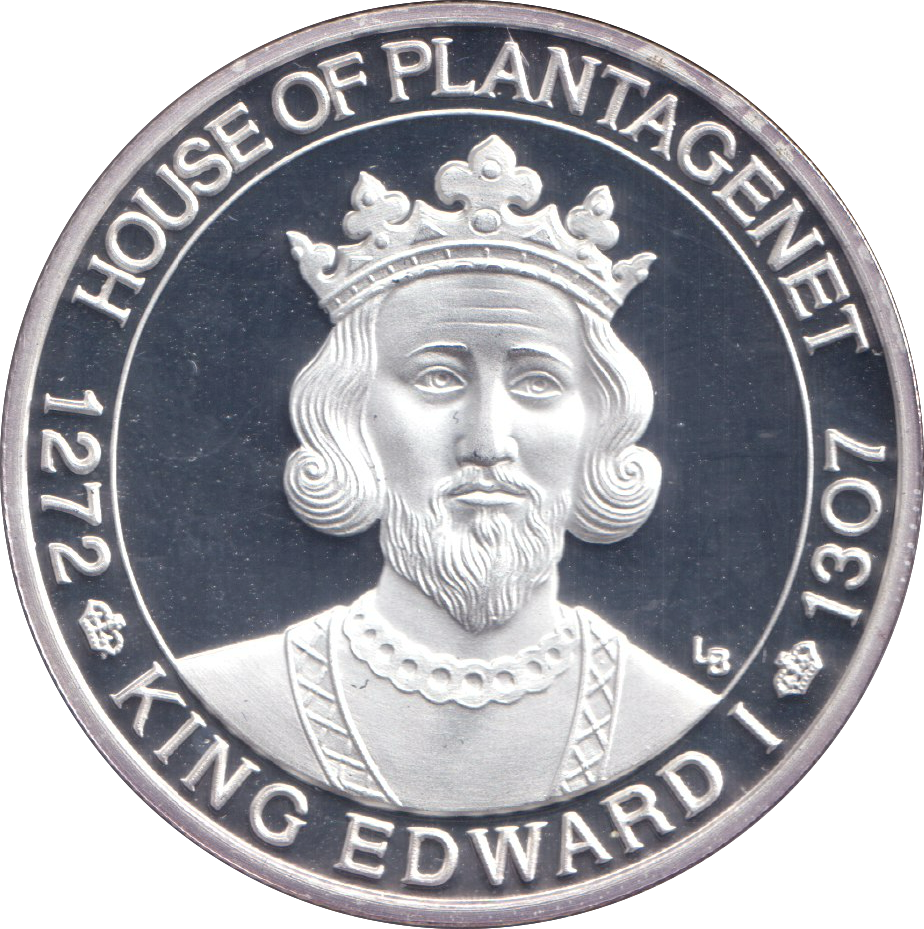 2001 SILVER PROOF 20 CROWN KING EDWARD I