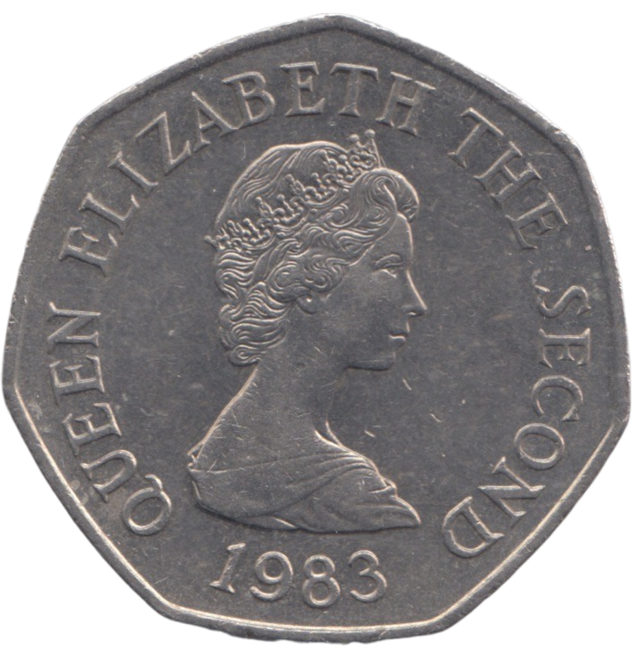 1983 50 PENCE BAILIWICK OF JERSEY
