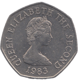 1983 50 PENCE BAILIWICK OF JERSEY