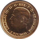 2024 GOLD PROOF TWO POUND ST HELENA