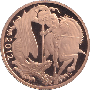 2012 GOLD DOUBLE SOVEREIGN ( PROOF )