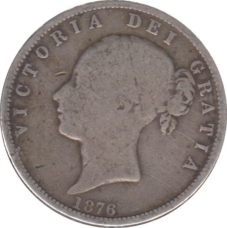 1876 HALFCROWN ( FINE )