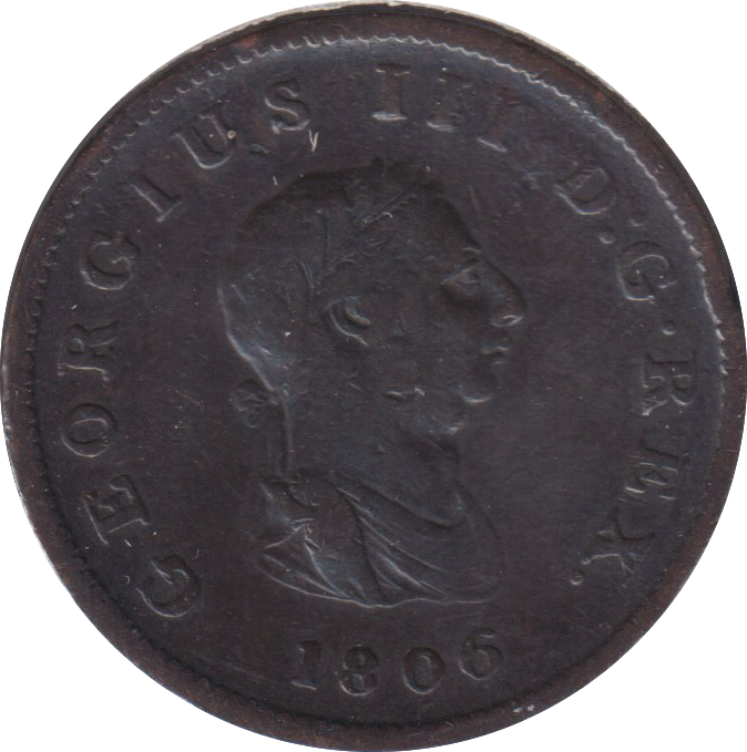 1806 HALFPENNY ( GF )