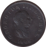 1806 HALFPENNY ( GF )