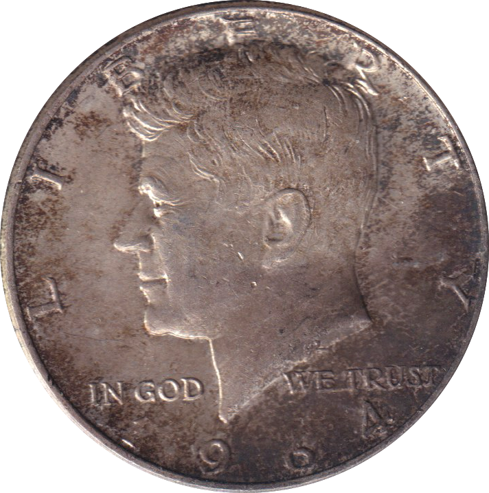 1964 SILVER HALF DOLLAR USA