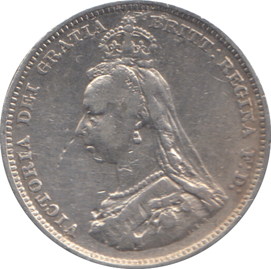 1887 SHILLING ( GF )