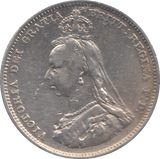 1887 SHILLING ( GF )