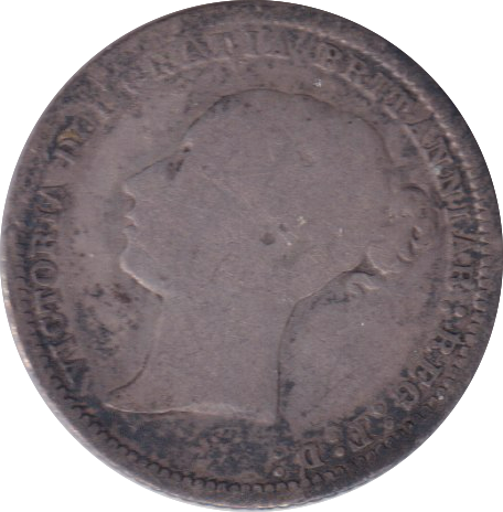 1871 SIXPENCE ( NF )