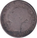 1871 SIXPENCE ( NF )