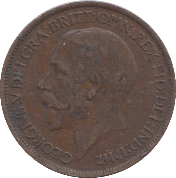 1919 HALFPENNY ( VF )