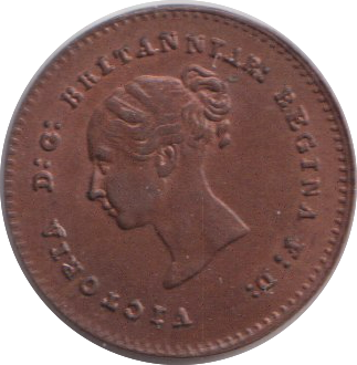 1852 QUARTER FARTHING ( AUNC )