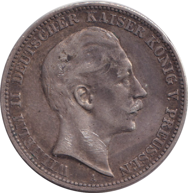 1910 SILVER 3 MARK GERMANY
