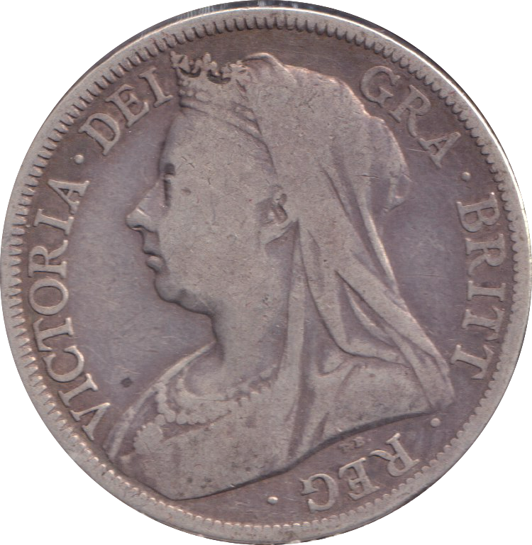 1897 HALFCROWN ( FINE )