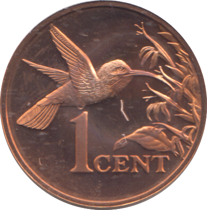 1974 ONE CENTS TRINIDAD & TOBAGO