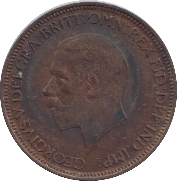 1936 HALF PENNY ( UNC )