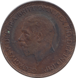 1936 HALF PENNY ( UNC )