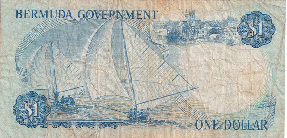 1970 BERMUDA DOLLAR BANKNOTE REF-1673