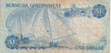 1970 BERMUDA DOLLAR BANKNOTE REF-1673