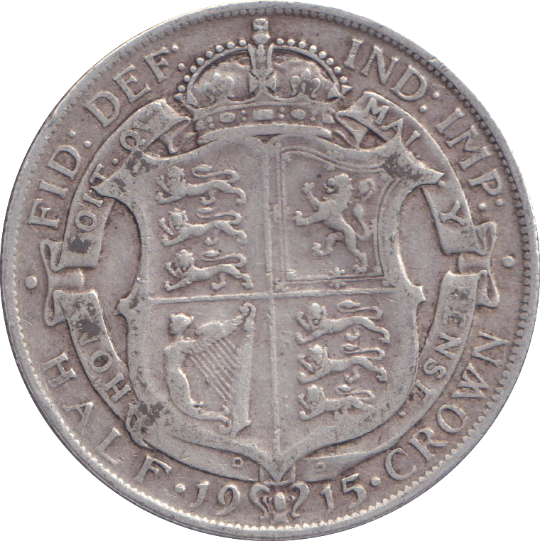 1915 HALFCROWN ( GF )
