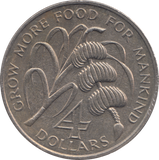 1971 EAST CARIBBEAN 4 DOLLARS