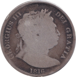 1816 HALFCROWN ( NF )