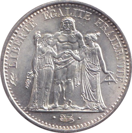 1965 SILVER 10 FRANC FRANCE