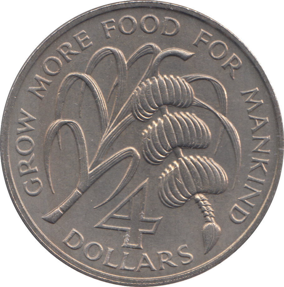 1971 EAST CARIBBEAN 4 DOLLARS