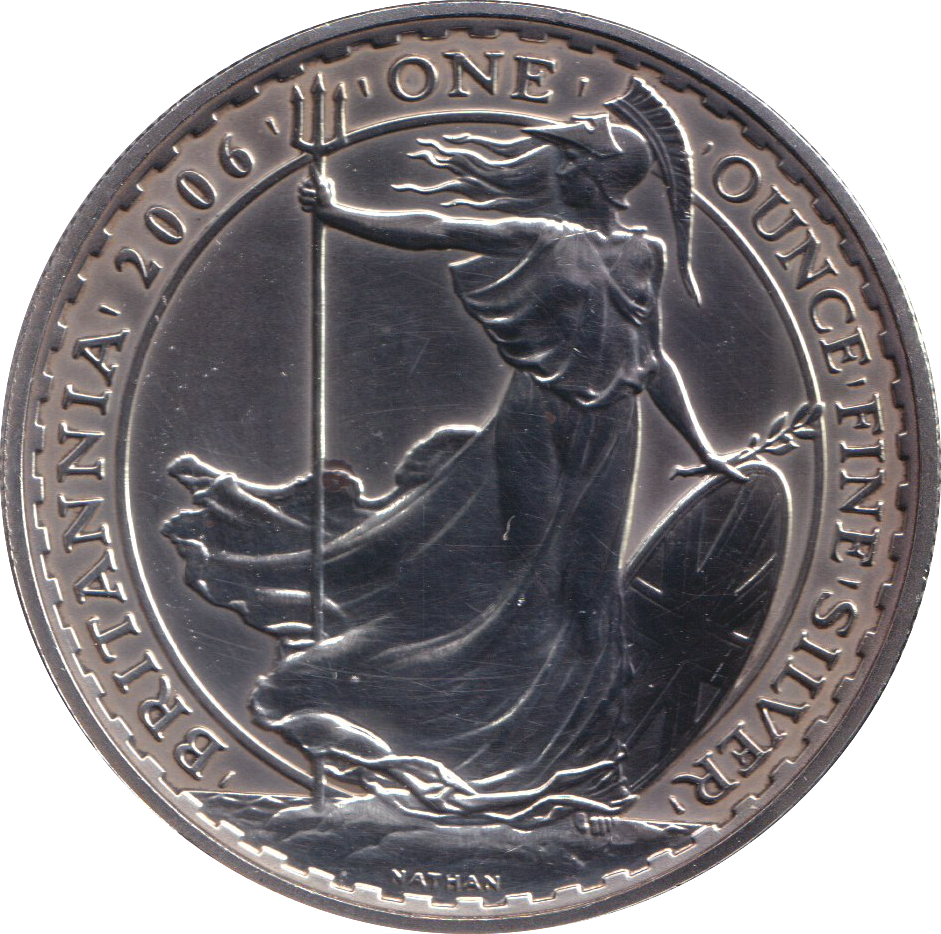2006 BRITANNIA ONE OZ FINE SILVER