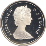 1987 SILVER PROOF DOLLAR CANADA