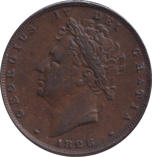 1826 FARTHING ( GVF )