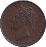 1826 FARTHING ( GVF )