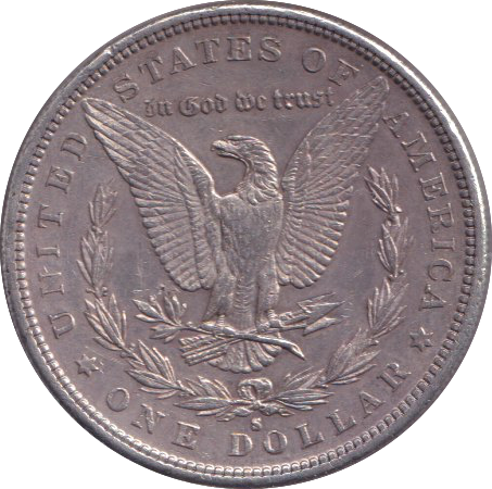1882 SILVER MORGAN DOLLAR USA