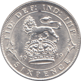 1919 SIXPENCE ( UNC )