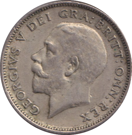 1922 SIXPENCE ( GVF )