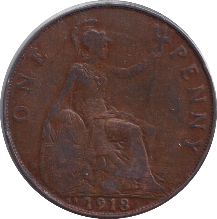 1918 PENNY ( VF ) KN