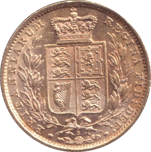 1884 GOLD SOVEREIGN ( EF )