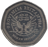 2020 50P SHAPED COIN ROMAN BRITAIN