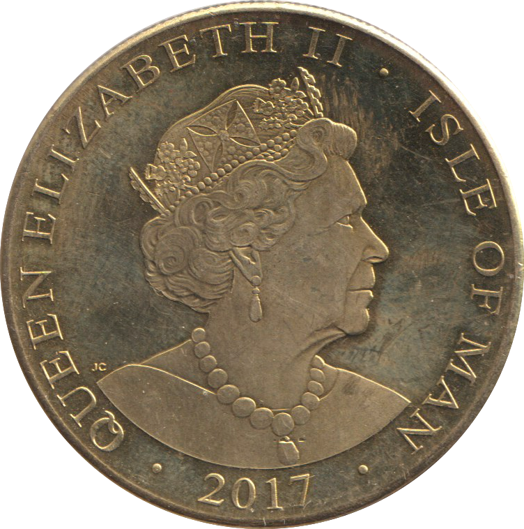 2017 5 POUNDS ISLE OF MAN