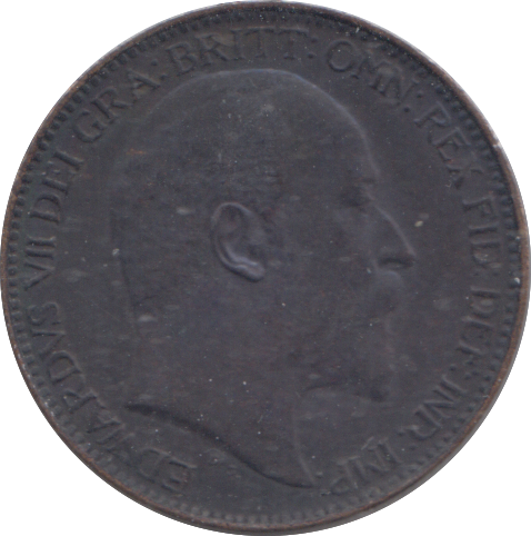 1908 FARTHING ( AUNC )