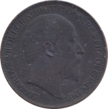 1908 FARTHING ( AUNC )