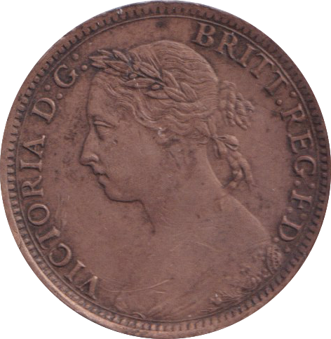1885 FARTHING ( VF )