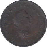 1807 HALFPENNY ( VF )