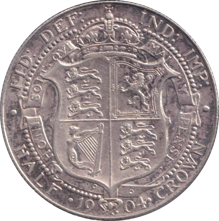 1907 HALFCROWN ( EF )